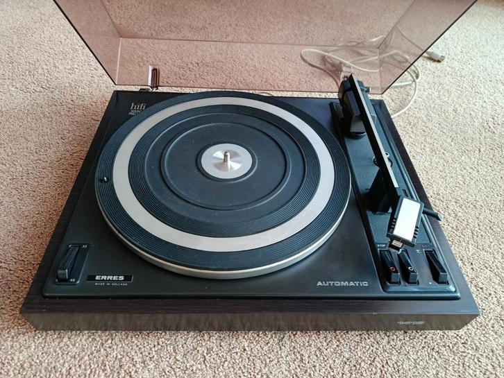 Erres 1418 draaitafel vintage (Philips), Audio, Tv en Foto, Platenspelers, Philips, Ophalen of Verzenden