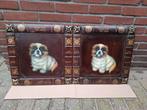 2 leuke honden schilderijen woondecoratie, Ophalen