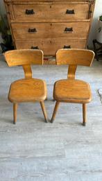 Vintage peuter/ kleuter stoel. Hout., Kinderen en Baby's, Kinderkamer | Tafels en Stoelen, Gebruikt, Ophalen of Verzenden, Stoel(en)