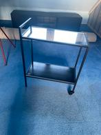 Bar karretje, Huis en Inrichting, Tafels | Sidetables, Ophalen, Zo goed als nieuw, 25 tot 50 cm, Rechthoekig