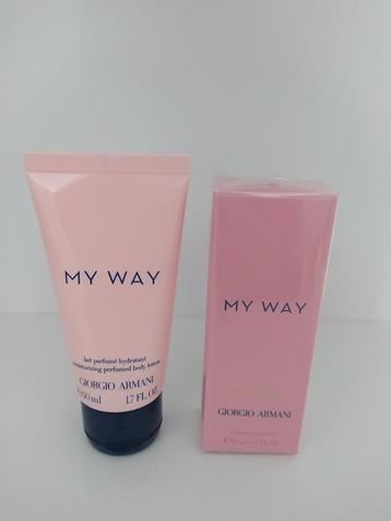 Nieuw Giorgio Armani My Way Parfum 15 ml & Bodylotion 50 ml beschikbaar voor biedingen