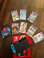 Nintendo Switch OLED + Games!, Met games, Zo goed als nieuw, Met 1 controller, Switch OLED