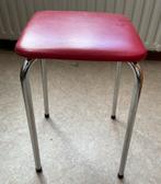 Simpele Rode Kruk, Huis en Inrichting, Ophalen, Gebruikt, Metaal, Eén