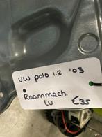 VW Polo 1.2B Raammechanisme LV of RV '03, Auto-onderdelen, Ruiten en Toebehoren, Ophalen of Verzenden, Gebruikt