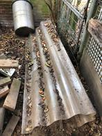 Gratis golfplaat, Doe-het-zelf en Verbouw, Dakpannen en Dakbedekking, Ophalen, Kunststof, Gebruikt, Minder dan 5 m²