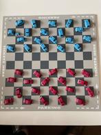 Dambord -Auto’s, Hobby en Vrije tijd, Gezelschapsspellen | Bordspellen, Verzenden, Gebruikt
