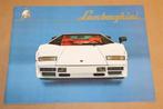 Zeldzame brochure - Lamborghini Countach - Ca 1985, Ophalen of Verzenden, Zo goed als nieuw, Overige merken