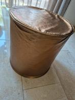 Gouden Poef - Stijlvol en Comfortabel, Ophalen, Minder dan 50 cm, Gebruikt, Rond