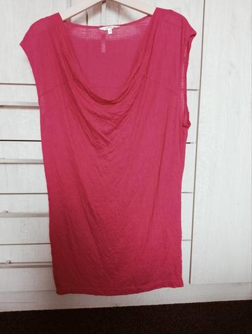 Sandwich top fuchsia roze maat M mouwloos beschikbaar voor biedingen