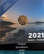 Finland journalime 2021 proof, Postzegels en Munten, Munten | Europa | Euromunten, Ophalen of Verzenden