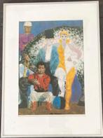 prachtige zeefdruk Circus  Joseph Hirsch vintage, Antiek en Kunst, Ophalen of Verzenden