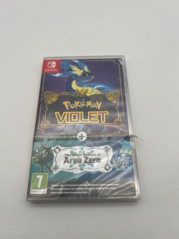 Pokémon Violet + Hidden Treasure of Area Zero - Nieuw!, Spelcomputers en Games, Games | Nintendo Switch, Nieuw, Role Playing Game (Rpg)