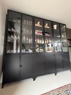 Metalen kast Old Basics vitrine kast nieuw €3560, Ophalen, Zo goed als nieuw, 25 tot 50 cm, 200 cm of meer