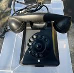 Ptt Telefoon zwart van bakeliet jaren 45/50, Antiek en Kunst, Curiosa en Brocante, Ophalen