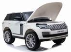 Kinder Accu Auto Range rover  metallic zwart 12v Rubberbnden, Nieuw, Ophalen of Verzenden