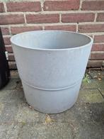 Grijze bloempot - NYPON - 32 cm IKEA, Ophalen, Tuin, Kunststof, Gebruikt