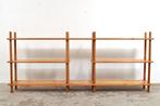 Vintage stokkenkast divider tv-meubel kast 181 cm jaren 60, Ophalen of Verzenden, Gebruikt