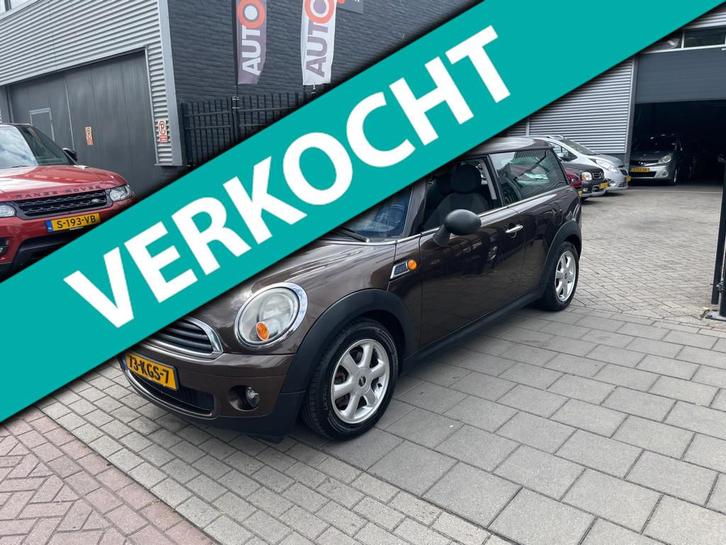 Mini Mini Clubman 1.4 One Anniversary MK II Trekhaak Pano Ai, Auto's, Mini, Bedrijf, Te koop, Clubman, ABS, Airbags, Airconditioning