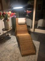 IKEA Karlskrona fauteuil / rieten ligstoel, Tuin en Terras, Ophalen, Zo goed als nieuw, Rotan