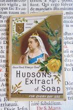 antiek HUDSONS reclame drukwerk uit 1881, Ophalen of Verzenden