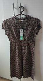 Nieuwe moderne jurk maat XS merk "Dept"met prijskaartje, Bruin, Nieuw, Ophalen of Verzenden, Maat 34 (XS) of kleiner