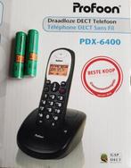 Profoon PDX-6400 vaste telefoon "draadloos", 1 handset, Ophalen of Verzenden, Zo goed als nieuw