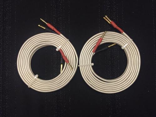 Van den Hul The Clearwater Speakerkabel 2x3,4 m met stekkers, Audio, Tv en Foto, Audiokabels en Televisiekabels, Zo goed als nieuw