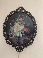 Vintage barok rococo stijl bloemen lamp, Antiek en Kunst, Ophalen of Verzenden
