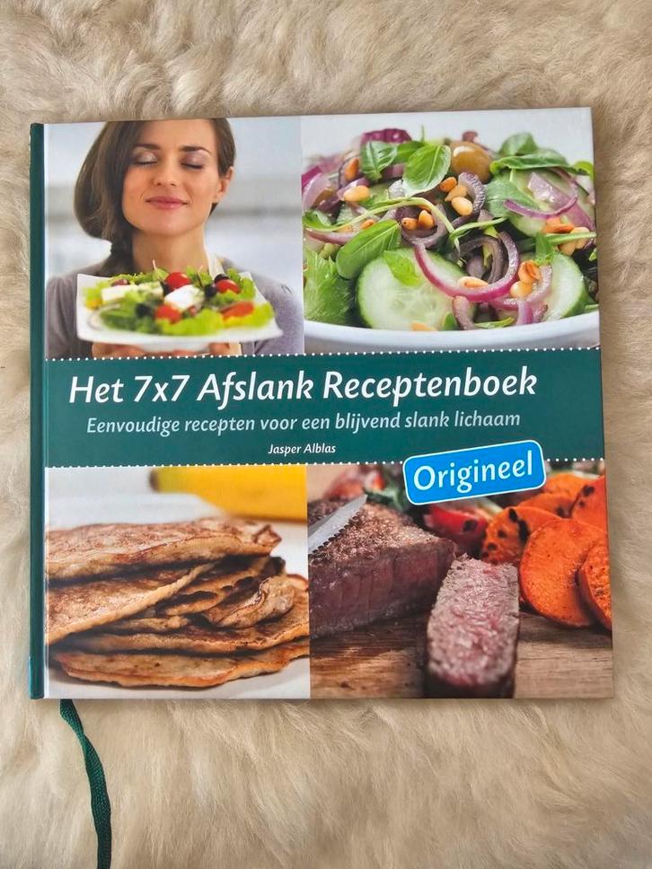 Jasper Alblas - Het 7x7 Afslank receptenboek, Boeken, Gezondheid, Dieet en Voeding, Zo goed als nieuw, Dieet en Voeding, Ophalen of Verzenden