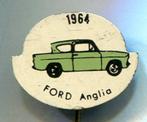 1964 FORD Anglia groen op blik auto speldje ( B_104 ), Verzamelen, Verzenden, Zo goed als nieuw, Transport, Speldje of Pin