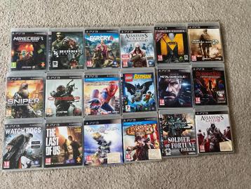  MEGA BUNDEL: 18 PS3 games van mijn neef Tom (16) - "Voor  beschikbaar voor biedingen
