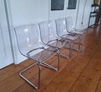 4 eetkamerstoelen ikea, Huis en Inrichting, Stoelen, Ophalen, Zo goed als nieuw, Kunststof, Vier