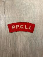 Canvas PPCLI titel, Verzamelen, Militaria | Tweede Wereldoorlog, Ophalen of Verzenden