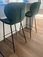 Vier barkrukken, Huis en Inrichting, Barkrukken, Ophalen, Gebruikt, Met voetsteun, 60 tot 90 cm