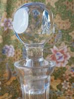 Mooie zware oude brandykaraf uit Engeland van kristal 26 cm., Antiek en Kunst, Ophalen of Verzenden