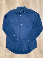 Ralph Lauren linnen overhemd S blauw, Ophalen of Verzenden, Blauw, Ralph Lauren