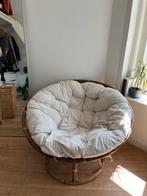 Rotan Papasan Stoel - Diameter 110cm, Ophalen, Gebruikt, Bruin, Riet of Rotan