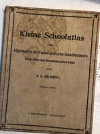 Kleine Schoolatlas der Vaderlandsche Geschiedenis (De Bont), Gelezen, Ophalen of Verzenden, A.L. De Bont, 1800 tot 2000