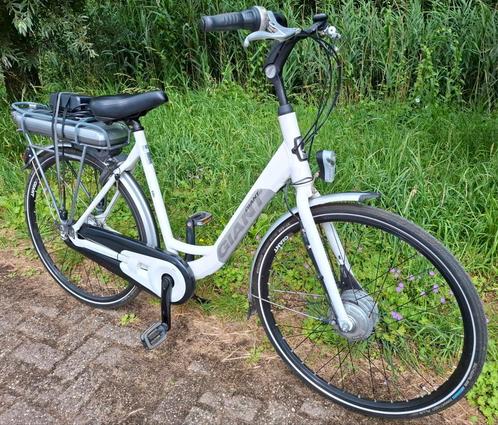 Leuke Giant elektrische damesfiets, 56cm hoog, 7 speed✅️, Fietsen en Brommers, Fietsen | Dames | Damesfietsen, Zo goed als nieuw