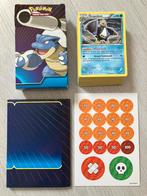Mega Blastoise Battle Arena Deck INCOMPLEET, Ophalen of Verzenden, Zo goed als nieuw, Meerdere kaarten, Foil