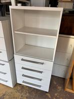 Nette ladekast wit - 60x40x140H, Ophalen, 1025xe, Zo goed als nieuw, Minder dan 100 cm