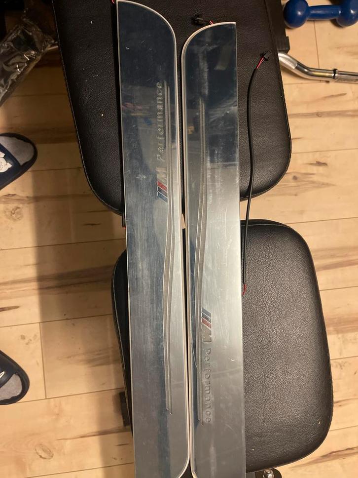 BMW M Performance Deurlijsten (60cm lang ), Auto-onderdelen, Carrosserie en Plaatwerk, Deur, BMW, Links, Rechts, Nieuw, Ophalen of Verzenden