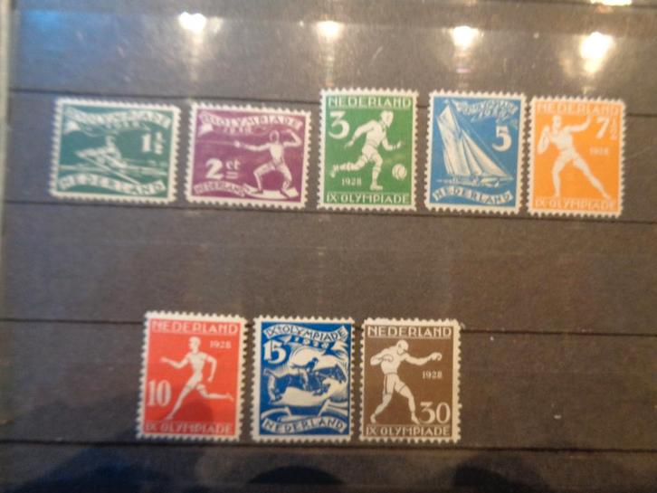 212 tm 219 ongebruikt, supermooi *lees, Postzegels en Munten, Postzegels | Nederland, Postfris, T/m 1940, Verzenden