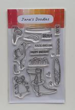 Jane's Doodles stempelsets, Ophalen of Verzenden, Zo goed als nieuw, Clearstamp