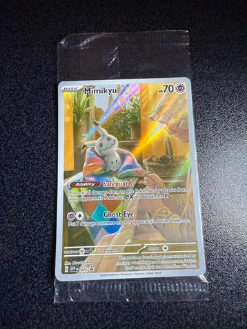 Pokemon Mimikyu SVP 075 promo sealed beschikbaar voor biedingen