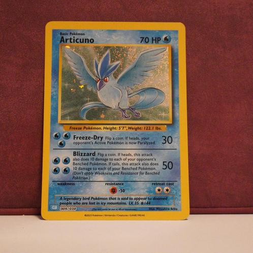 Articuno Holo 009-034 Blastoise & Suicune EX Deck Pokémon, Hobby en Vrije tijd, Verzamelkaartspellen | Pokémon, Nieuw, Losse kaart