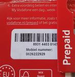 0626222929 top nummer Vodafone prepaid simkaart nummer, Verzenden, Nieuw, Vodafone, Simkaart