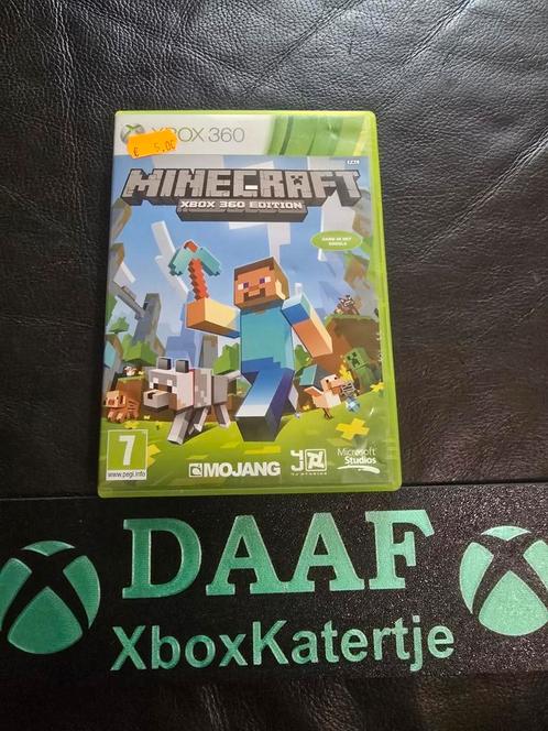 Minecraft xbox 360 edition - xbox 360 (cd gebruikerssporen), Spelcomputers en Games, Games | Xbox 360, Gebruikt, 3 spelers of meer