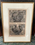 Antieke gravure 17/18de eeuws, Ophalen of Verzenden