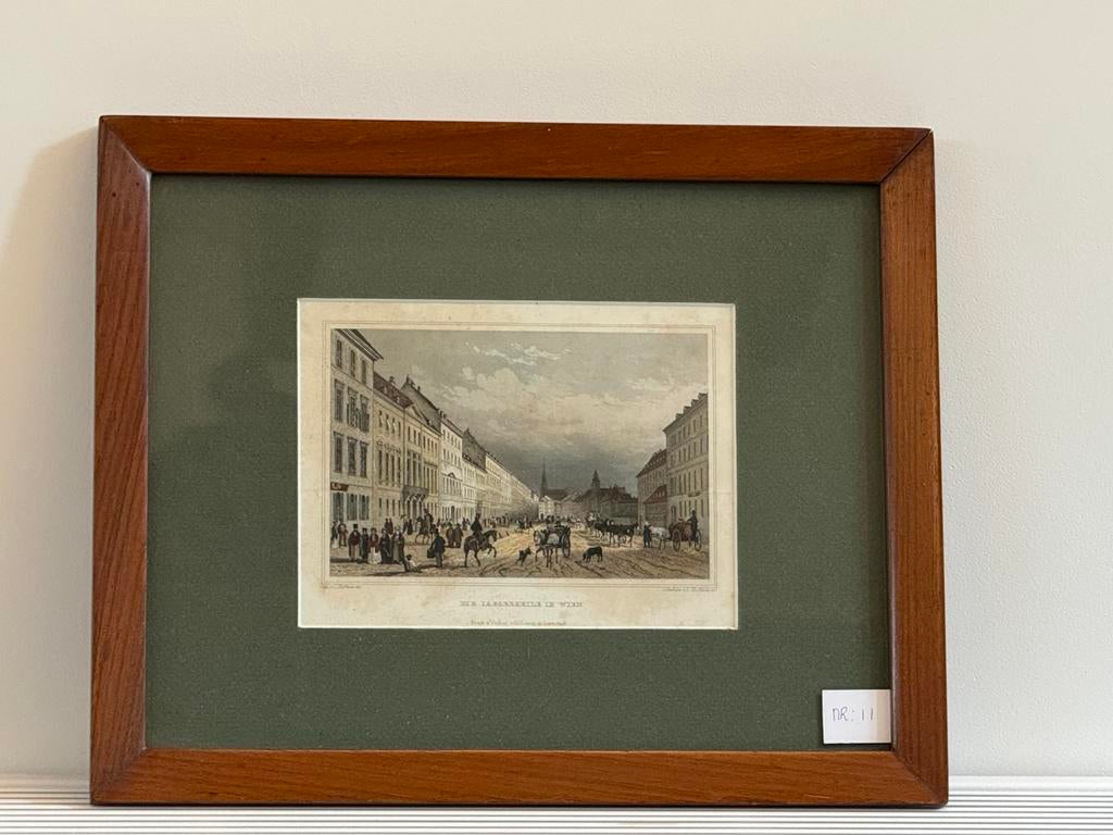 Nr 11: Der Graben in Wien, Antiek en Kunst, Kunst | Etsen en Gravures, Ophalen of Verzenden